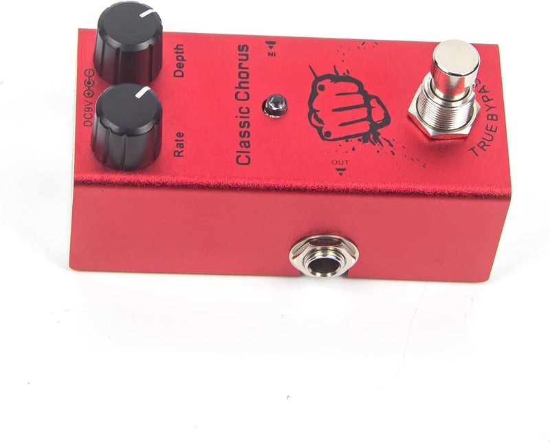 IOppWin Classic Chorus Guitar Effects Pedal - Crisp 12-String Tone, True Bypass, Aluminum Body, DC 9V Power (Adapter Not Included) - Image 5